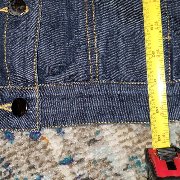 Paper Doll jean jacket, junior size Large - Picture 9 of 9